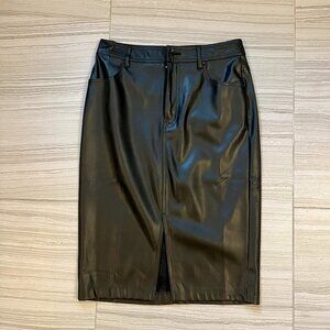 Mango Faux Leather skirt